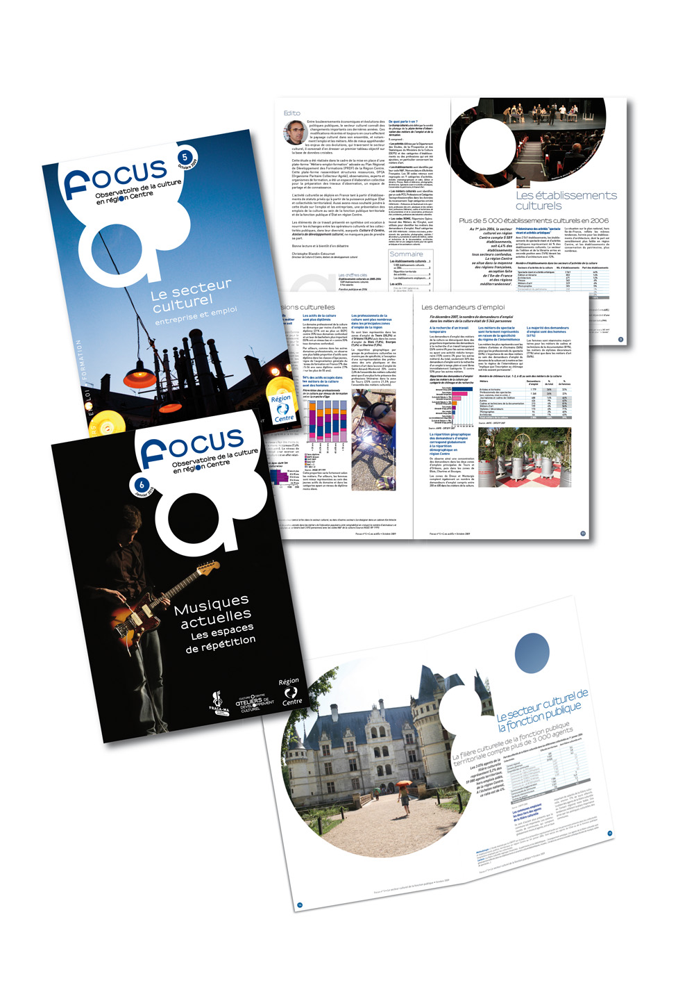 Conception du magazine institutionnel "Focus"