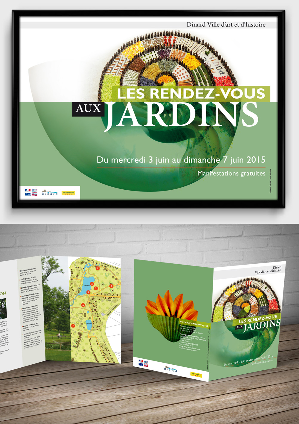 Conception d'une affiche et d'une brochure