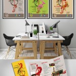 Conception des supports de communication pour "Les Saisons musicales" (affiches, brochures, plaquettes, flyers)