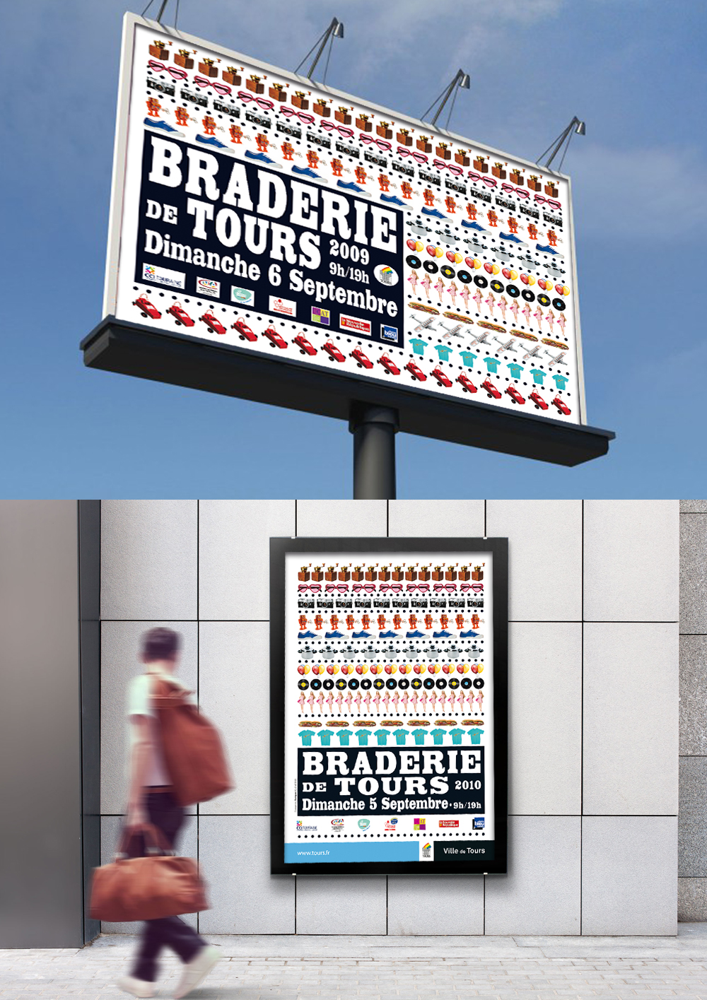 Création d'une affiche pour la braderie de Tours