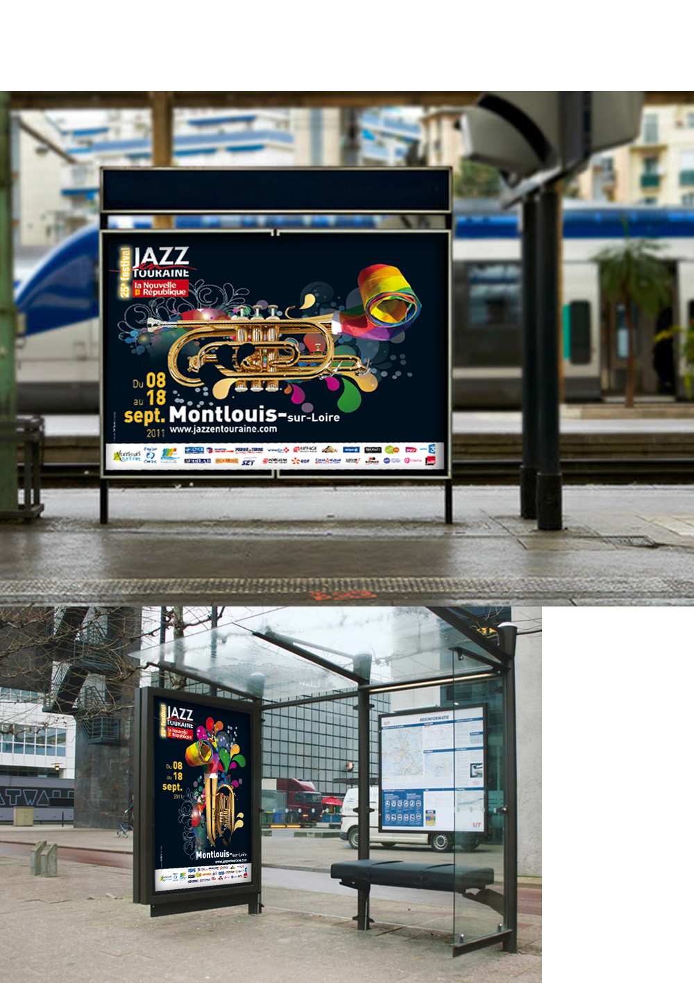 conception création affiche festival événement jazz