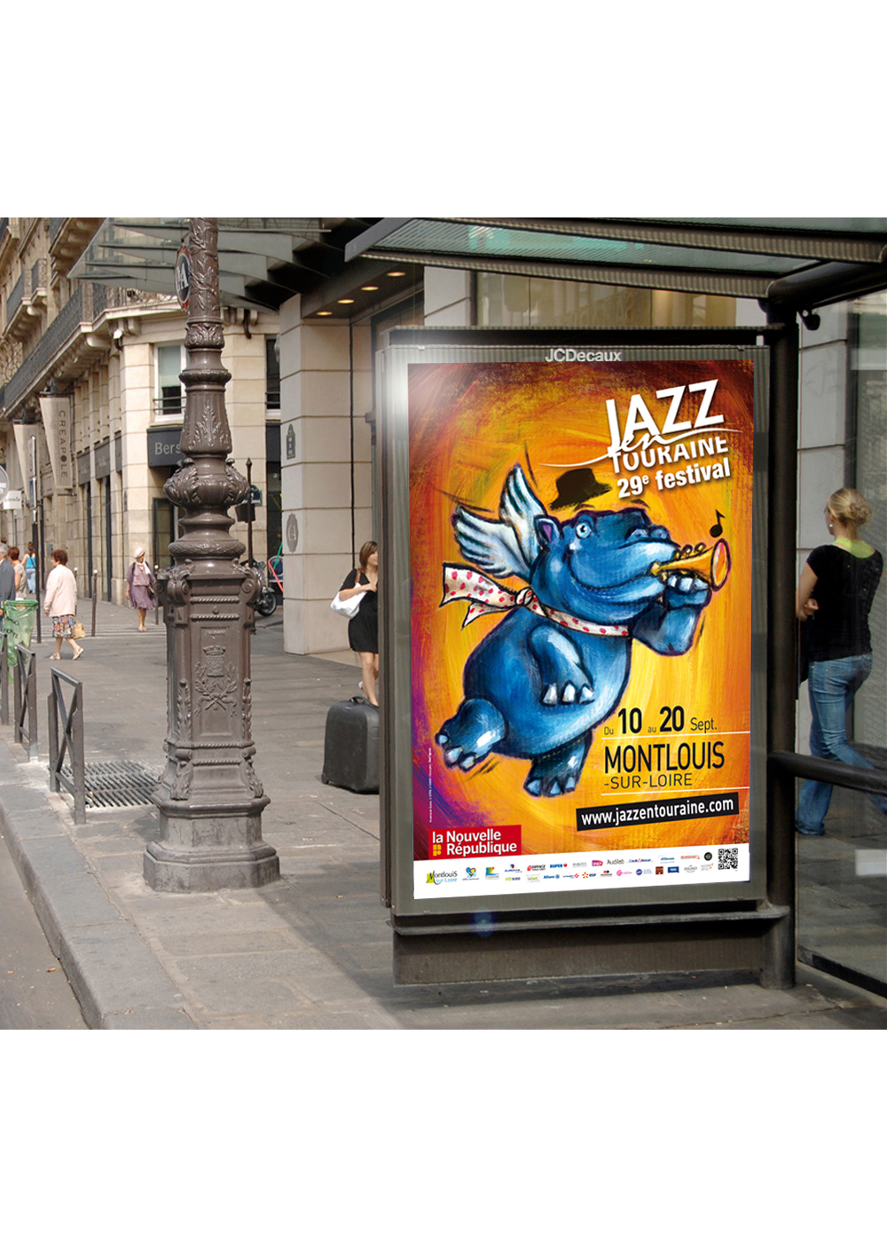 conception création affiche festival événement jazz