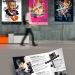 Conception des supports de communication pour "Les Saisons musicales" (affiches, brochures, plaquettes, flyers)