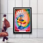 Visuel et affiche festival jazz en touraine