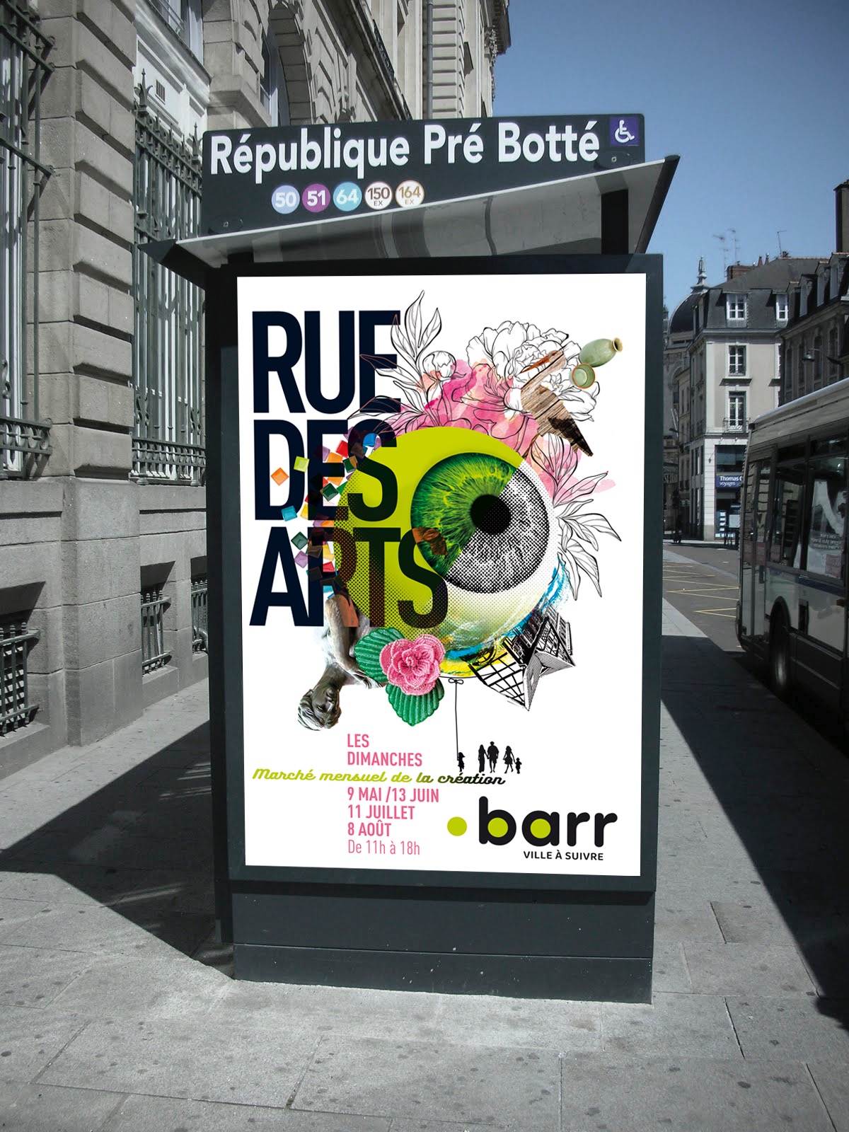 affiche visuel conception création art rue Barr graphique design gratic poster grahisme communication visuel
